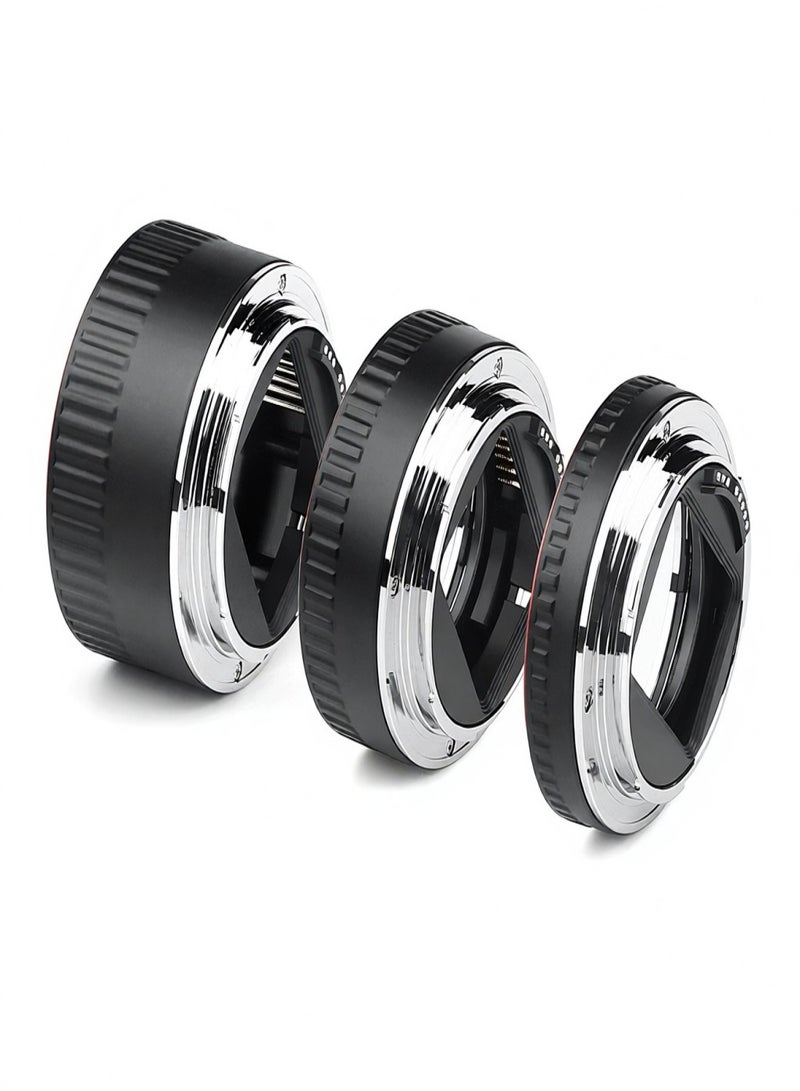 SHOOT XT-364 Auto Focus AF Macro Extension Tube Adapter Ring Set 13mm 21m 31mm Replacement for Canon EF/EF-S Lens Replacement for Canon EOS - Image 5